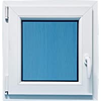 ECO-BLU Ventana PVC Pract. Oscilobatiente Izquierda 1 hoja Climalit- blanco- 900x900mm